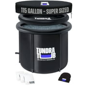 TUNDRA TUB  The Ultimate 115 Gallon XL Cold Plunge Tub | Recovery Ice Bath for Athletes & Wellness | Cover, Travel Bag, IcePack, Pump, Temp & Tribe Beanie | Burn Fat, Boost Energy | USA Based