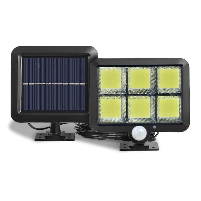Injueey Luz solar LED a prueba de agua Sensor inteligente para exteriores Lámpara de pared ultrabrillante Pasillo Patio Iluminación de seguridad Iluminación y accesorios No.04 Injueey HA009502-04B
