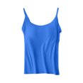 thumbnail image 3 of Tbopshirt Undershirts for Women Plus Size Maternity Shapewear Adjustable Spaghetti Strap Camisole with Built in Padded Bra Adjustable Strap Sleeveless Tank Top, 3 of 3