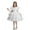White, variant on Girls Dress High End Formal Gown For Kids Puffy Performance Outfit Elegant Party Attire Children Wear With Details And Comfortable Fit Girls Summer Sundress C