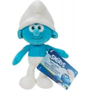 The Smurfs 7 inch Plush Set of 4 with Papa Smurf, Smurfette, Brainy and Hefty Smurfs