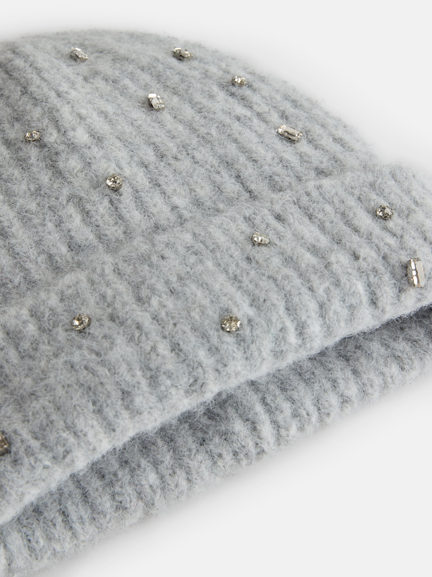 Free Assembly Women's Beanie Glove Set, Light Grey Heather