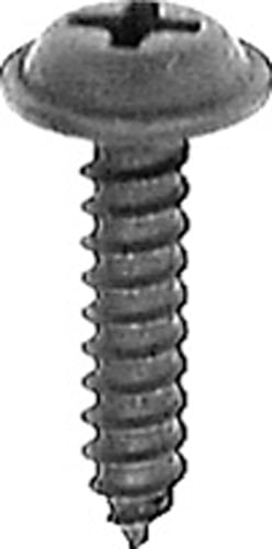 100 #6 X 3//4 Black Oxide Phillips Pan Head Screws