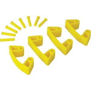 Vikan Wall Bracket Replacement Clips - Yellow (6 Units)