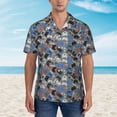 thumbnail image 4 of Goofa Video Game Hawaiian Shirt for Men, Unisex Summer Beach Casual Short Sleeve Button Down Shirts,Aloha Tropical Floral print shirt-Small, 4 of 9
