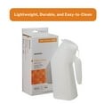 thumbnail image 2 of McKesson Male Urinal with Cover, 32 oz. Capacity, White Lightweight Plastic, 6 Ct, 2 of 10