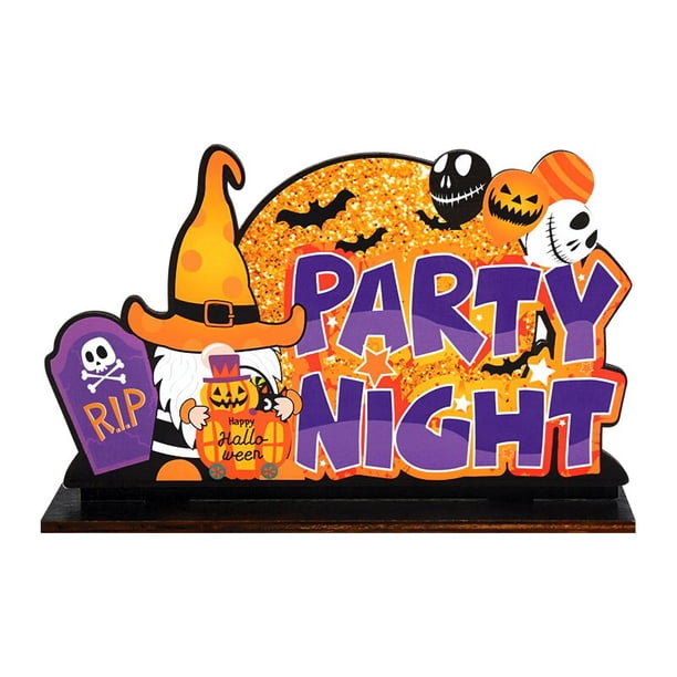 Adornos de madera para Halloween, calabaza, fantasma, truco o trato, colgantes, decoración de fiesta de Halloween para la puerta del hogar, carteles colgantes, juguete para niños xuanjing unisex