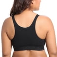 thumbnail image 2 of Sostén de Lactancia Gratlin Deportivo de Algodón Talla Grande Negro 5XL, 2 of 6