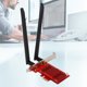 thumbnail image 3 of Network Card Wireless Network Card Dual-band Network Card Bluetooth Network Card Desktop&nbsp; Network Card For Intel AX200NGW 802.11ax Bluetooth 5.0 WIFI6 2400Mbps PCI-E, 3 of 8