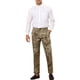 thumbnail image 2 of Pantalones impresos INSPIRE CHIC para hombre de corte recto con estampado de leopardo 32 Caqui, 2 of 5