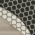 thumbnail image 6 of Nourison Twist Reversible 8' x Round Black Modern Rug, 6 of 10