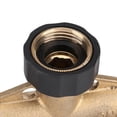 thumbnail image 4 of CHICIRIS 3/4 Inch Brass 4 Way Hose Pipe Splitter Nozzle, Switcher Tap Connectors, for Garden Irrigation, 4 of 8