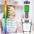 thumbnail image 4 of Digital PH Meter PH/TDS/Temperature 3 In 1 Water Quality Tester with Backlight Display High Precision Portable Water Purity Tester for Drinking Water Swimming Pool Aquarium, 4 of 8