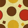 thumbnail image 1 of Ahgly Company Machine Washable Indoor Square Transitional Mahogany Brown Area Rugs, 5' Square, 1 of 7