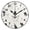 Black, variant on 9.84in Black Hat Snowman PVC Canvas Wall and Table Clock with Canvas Texture, Black or Gold Hands