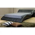 thumbnail image 4 of Greatime  B1041-1 Wave-like Shape Upholstered Modern Platform Bed White Queen, 4 of 5