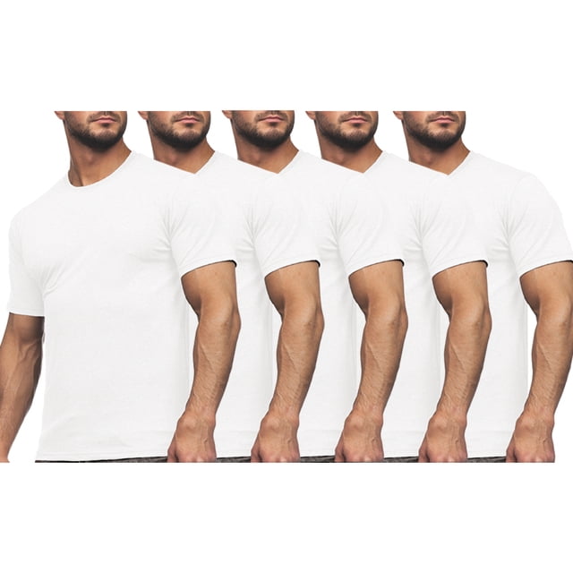 Playera para Hombre Shendy Vendy Manga Corta Cuello Redondo de Algodon Color Blanco