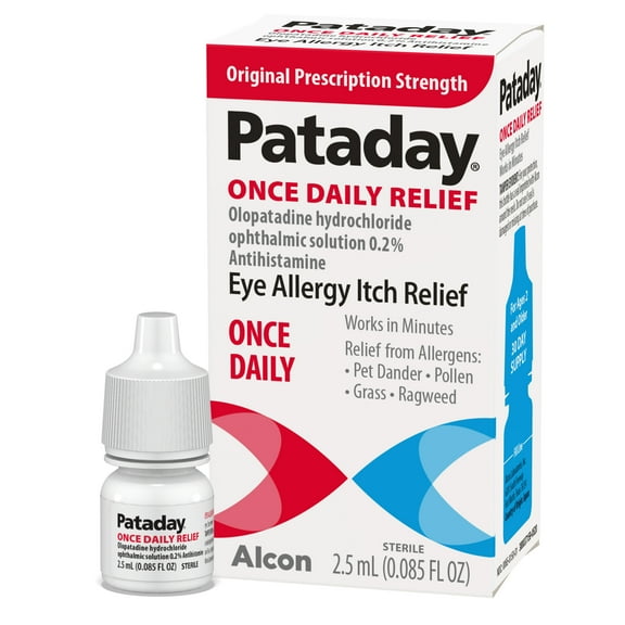 Pataday Once Daily Eye Allergy Itch Relief Eye Drops, 2.5 ml