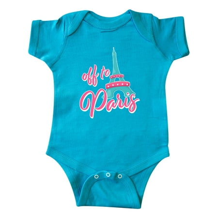 

Inktastic Off to Paris- vacation Gift Baby Boy or Baby Girl Bodysuit