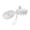 White, variant on CJiaWei Shampoo Brush Head Washer Hair Massage Comb Detachable Silicone Brush Exfoliating Comb Scalp Hairbrush Type