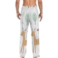 thumbnail image 2 of Forest Animals Ghost Pajama Pants, Men's Lounge Pants Light with Drawstring and Pockets, Christmas New Year Birthday Father's Day Gifts, X-Large, 2 of 7