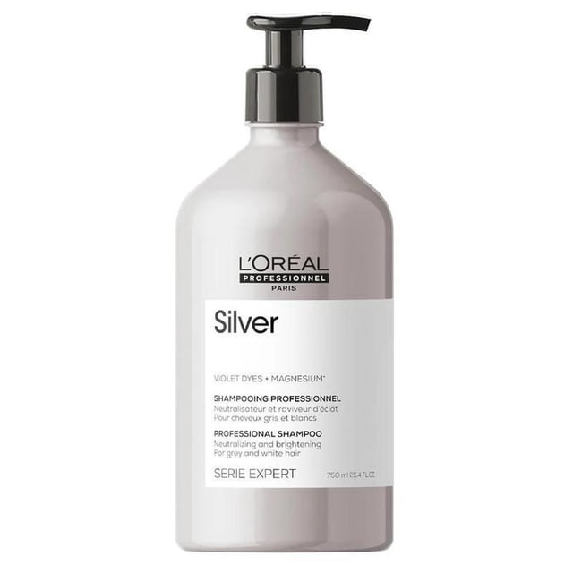 Shampoo Silver Professional Violet Dyes + Magnesium 750 Ml Loreal Silver