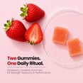 thumbnail image 4 of Montue Creatine Gummies for Women, 3000mg Creatine Monohydrate with BCAA, L-Carnitine, Taurine, Vitamin B12 & B6, Sugar Free , Strawberry Flavor, 60 Gummies, 4 of 7