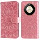 thumbnail image 4 of Funda tipo cartera GANGXUN para Honor Magic 6 Lite , diseño girasol, cuero PU, soporte, cierre magnético, tarjetero, 4 of 5