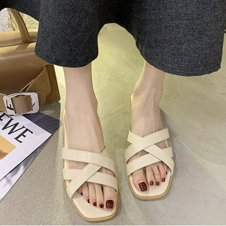 

Sandals Women s Comfortable Leather Printed Flat Casual Peas Shoes Loafers Walking Shoes
