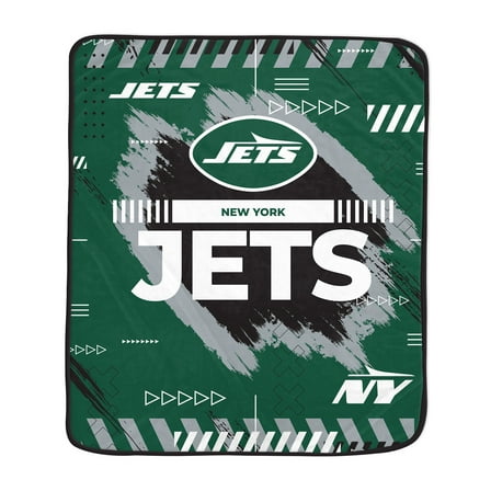 Pegasus New York Jets 60" x 72" Game Tech Ultra Cozy Blanket