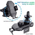 thumbnail image 6 of Seneo Fast Wireless Charger Car Mount, 15W Auto-Clamping Smart Sensor Car Phone Holder, for Dashboard/Air Vent/Windshield for iPhone Samsung, 6 of 8