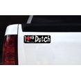 thumbnail image 4 of 10in x 3in I Love My Dutch Rabbit Bumper Sticker Vinyl Truck Window Stickers, 4 of 7