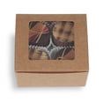 thumbnail image 1 of Kraft 4 Piece Ballotin Candy Box With Window - 2-5/8in. x 2-1/2in. x 1-1/4in. - 10 Pack (mbw4kr), 1 of 1