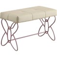 thumbnail image 4 of Banc Finition Cuir Synthétique Blanc et Léger Violet, 4 of 5