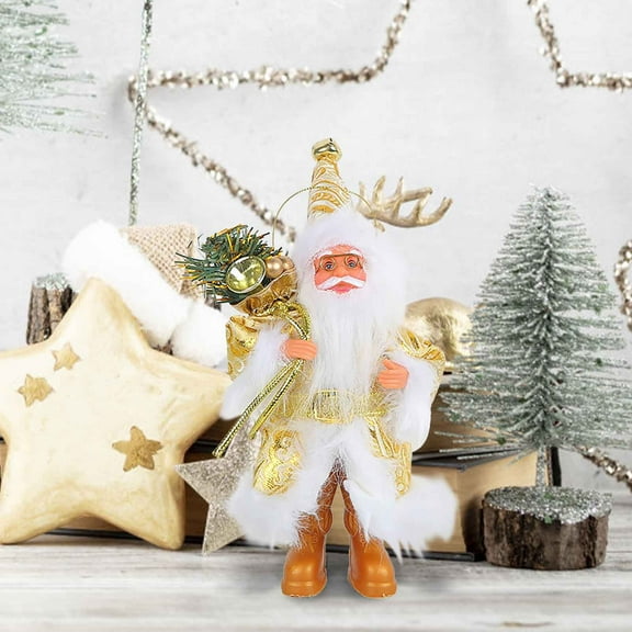 Gcvizuso Christmas Ornaments Clearance! Christmas Hanging Decorations, Standing Santa Claus Christmas Tree Pendant Christmas Gift Christmas Party Doll Ornament