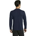 thumbnail image 2 of Port & Company Long Sleeve Blended Performance Tee (PC381LS) Deep Navy, M, 2 of 2