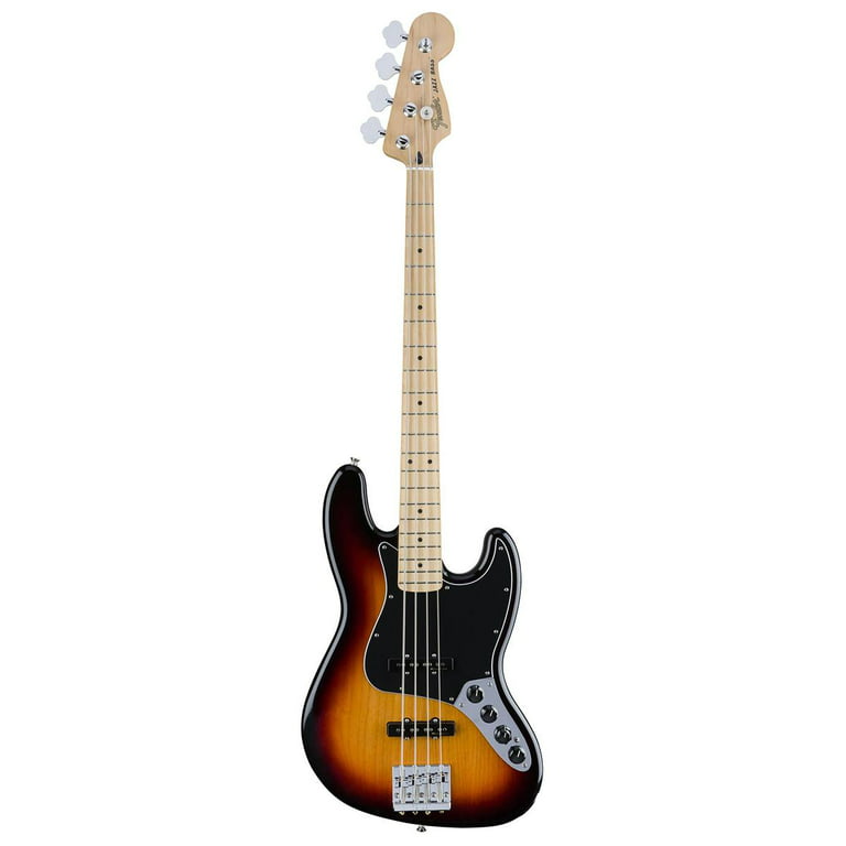 Fender Deluxe Active Jazz Bass (3-Tone Sunburst, Maple Fingerboard