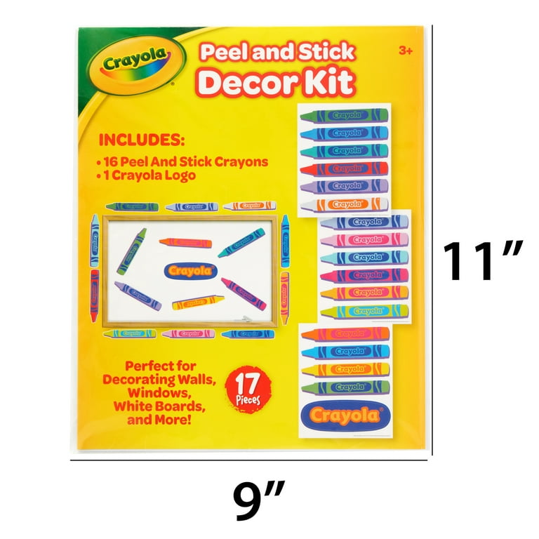 Paper Projects Crayola Colour-Your-Own Stickers | Incluye 2 Hojas