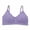 #0069-Purple, variant on Women's Triangle Bralette V Neck Wireless No Padded Bra Comfortable Everyday Bras