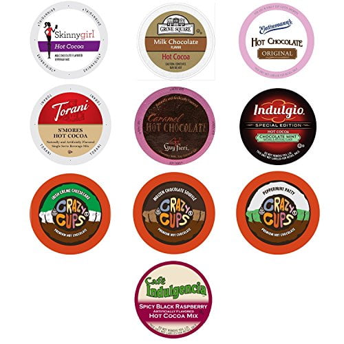 Hot Cocoa and Chocolate Variety Sampler Pack for Keurig KCup Brewers