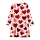 thumbnail image 5 of TaTaai Valentine Heart Print Long Sleeve A-Line Skater Dress, Valentine's Day Gift, Casual Party Twirly Dress Gift, 5 of 5