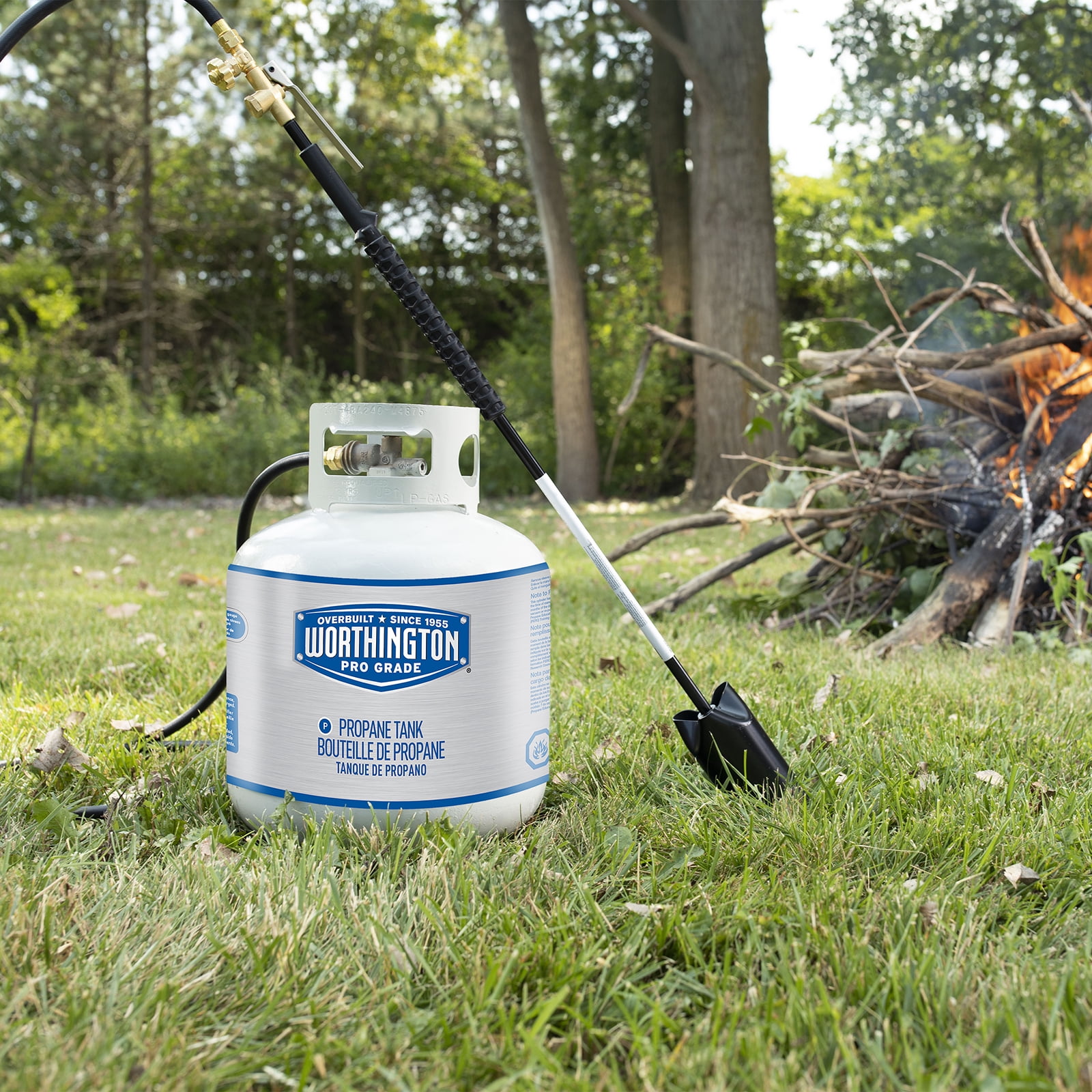 Worthington Pro Grade 40 lb Propane Tank Refillable/Exchangeable for  Portable Cooking and Propane-Fueled Appliances in the Propane Tanks &  Accessories department at