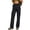 Black #5, variant on KDDYLITQ Cargo Pants for Women Quick Dry Straight Leg Cozy Hiking Pants Waterproof Stretch Lightweight Workout Fall Trendy Trousers with Multi Pockets Navy L