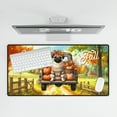 thumbnail image 4 of Hello Fall Autumn Wreath Pug Pumpkins Pickup Truck Desk Mat Full Keyboard Mouse Pad Dog Lover Gifts Large Mousepad - 13011, 4 of 5
