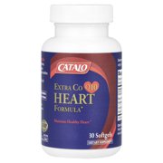 CATALO Extra CoQ10, Heart Formula with Nattokinase & Flaxseed Oil, 30 Softgels