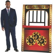 CASINO CASHIER CARDBOARD STANDUP - Party Decor - 1 Piece