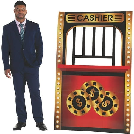 Casino Cashier Cardboard Standup - Party Decor - 1 Piece