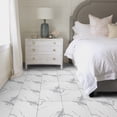 thumbnail image 5 of (4 pack) UMIGGEE Marble Peel and Stick Floor Tile Self Adhesive Vinyl Flooring 11.8-in x1.8-in x1.0mm (10-pcs) For Kitchen Living Room Bedroom Home Decoration (9.6 Sq. ft./Pack), 5 of 9