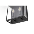 thumbnail image 5 of Elegant Lighting Valentin 9" Outdoor Wall Sconce in Black, 5 of 8