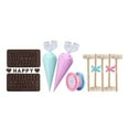 thumbnail image 1 of QualitChoice 114pcs/set Chocolate Baking Mold Set DIY Silicone Ice Cream Maker Set Kitchen Dessert Mould Kit, 1 of 6